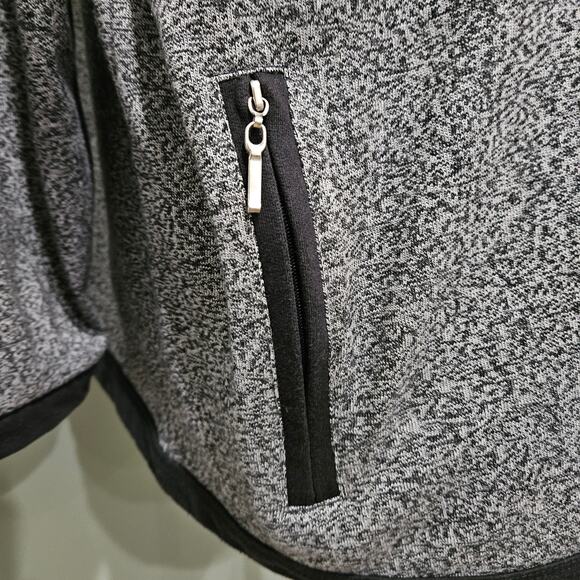 Vintage Koret Woman's 1X Heathered Gray Full Zip Jacket - Picture 6 of 7